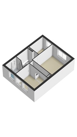 Plattegrond - Bongaardstraat 23, 6432 HC Hoensbroek - bongaardstraat 23 hoensbroek 3D verd.jpeg